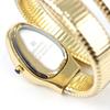 Diamond Gold Quartz Watch Women's Classic Snake Shape Watch Fashionable Elegant High Grade Women's Watch AAA Ladies Watch Girl