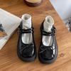 Fashion French Retro Shallow Mouth Platform Single Shoes Women's 2025 New Summer Skirt Versatile Mary Jane Small Leather Shoes