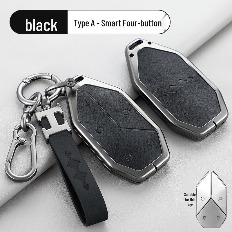 

2024 BYD Leopard 5/8 Защитный чехол для ключа-брелока для мужчин - Полная защита пульта дистанционного управления