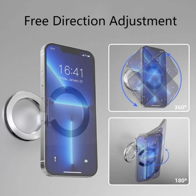 Multifunction  Magnetic Phone Stand Portable Magnetic  Compatible Phone Grip & Stand Metal Double Side  for phone Series