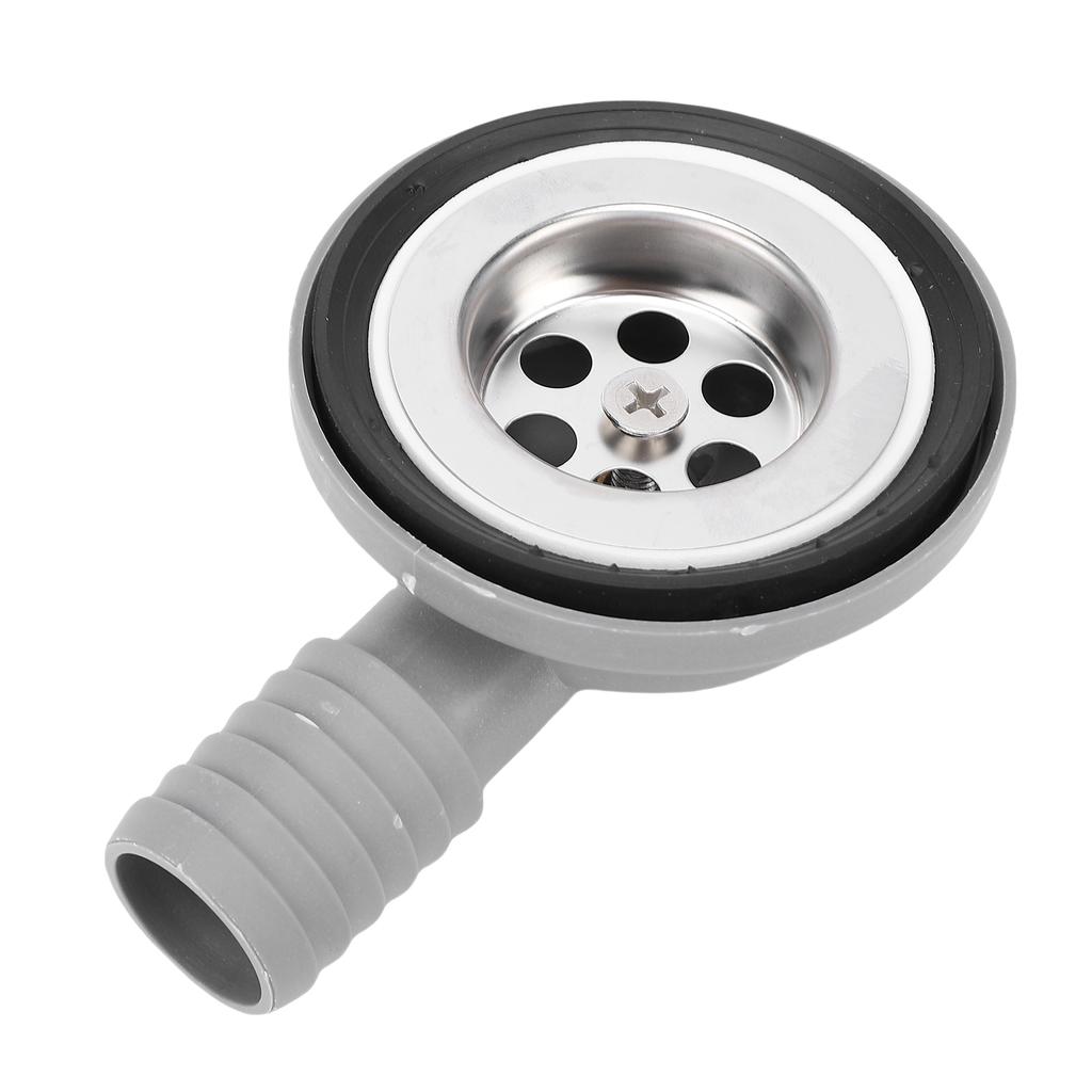 2.76in Marine Sink Drain Double Layer Filter 2.05 2 .56in Installation Aperture RV Right Angle Kitchen Sink Drain
