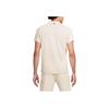 Nike Court Heritage Tennis Mesh Fashion Versatile Short Sleeve Tennis Shirt Men Tops Light-Mineral-Brown FQ2101-104