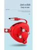 5A Three-in-One Super Fast Charging Cable with Multi-Head Compatibility for Apple and Huawei Devices.