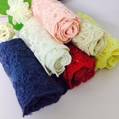 11 cm brett spetsband DIY-broderat nätspetstyg för sömnadsdekoration