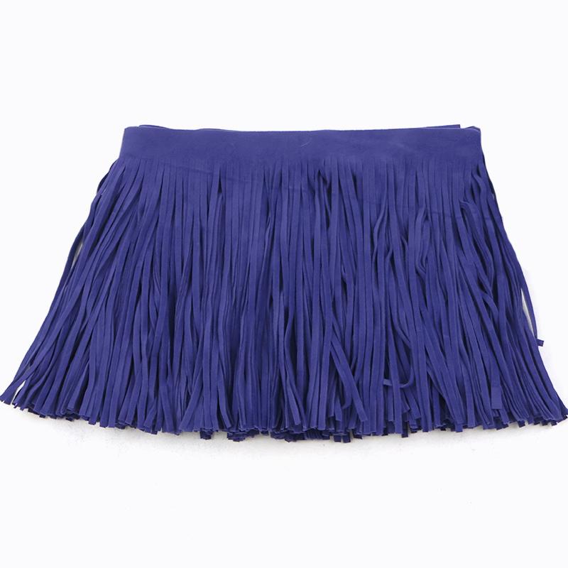 2Meters Fringe Ribbon 10-30cm Leather Suede Tassel Lace for Dresses Decoration Handbag Luggage Trimming Sewing Accessories