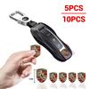 Adesivo Decorativo Emblema in Alluminio per Chiave Telecomando Auto Per Panamera Taycan 911 718 Macan Cayenne Boxster Cayman 918