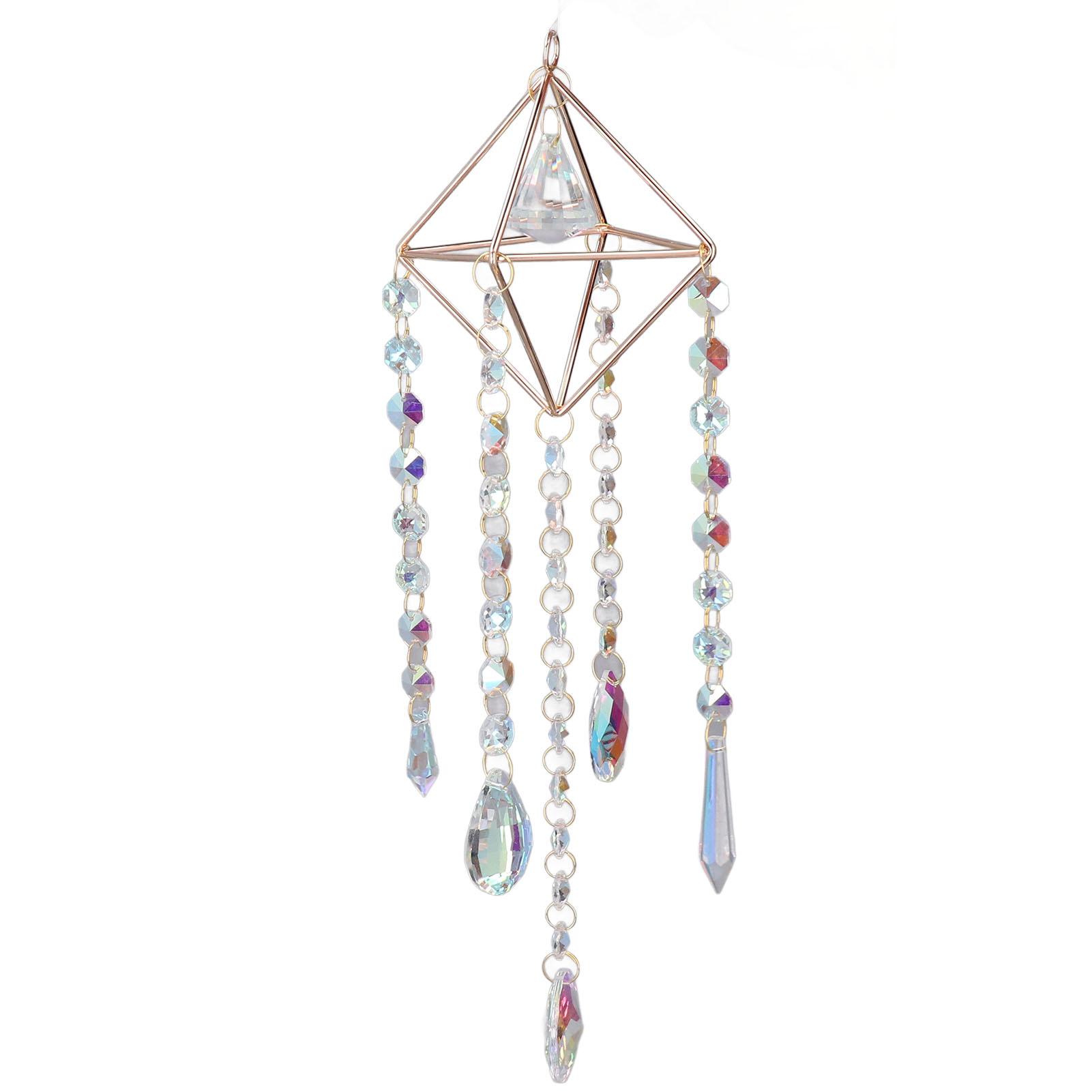 

Hanging Suncatchers Small Beautiful Reflection Relieving Relaxing Metal PVC Attractive Decorative Sunlight Catcher