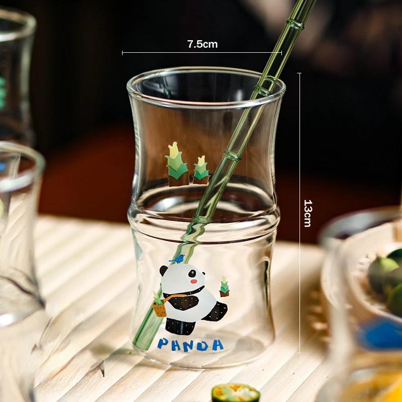 Hrnek na ledovou kávu se slámkou Espresso Sklenice na víno Hrnky Hrnky Sklenice na pití whisky na vodu Hrnky Šálky Pivo Roztomilé Čajové nádobí Boba Led