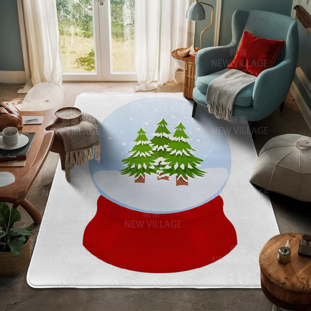 House entrance carpet Home door mat Living Room Bath Foot bathroom non-slip water absorption rugs bath Merry Christmas winter