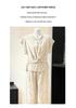 2026 Summer Slimming Two-Piece Set: Waist-Cinching Top & High-Waisted Wide-Leg Pants