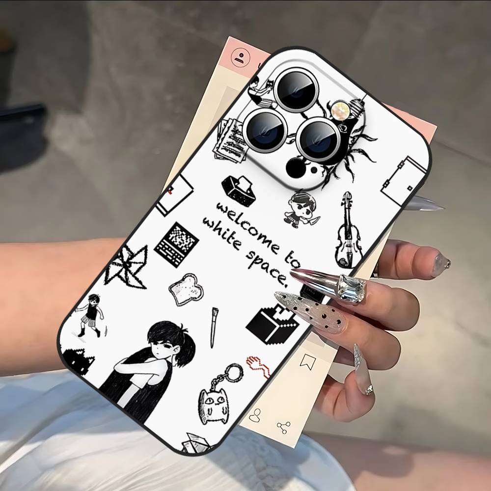 

H-Horror Video Game Omoris Black Phone Case That Fits For IPhone 17,16,15,11,13,14 Pro Max,Plus,X,Xr,Xs Max,13Mini iphone15