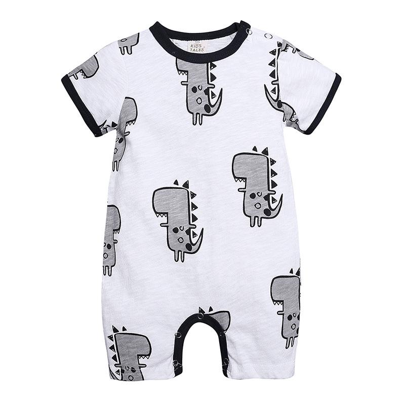 INS Summer Cotton Baby Romper: Short Sleeve Newborn Outfit for Boys and Girls