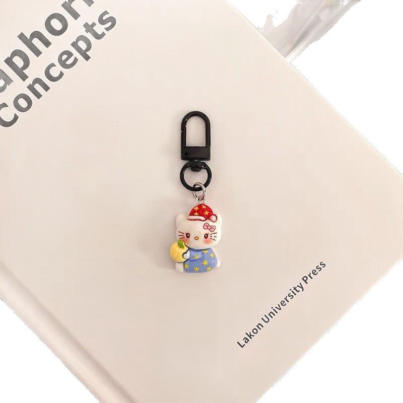 KT Cat Cartoon Keychain: Cute Best Friend Gift and Backpack Pendant Ornament