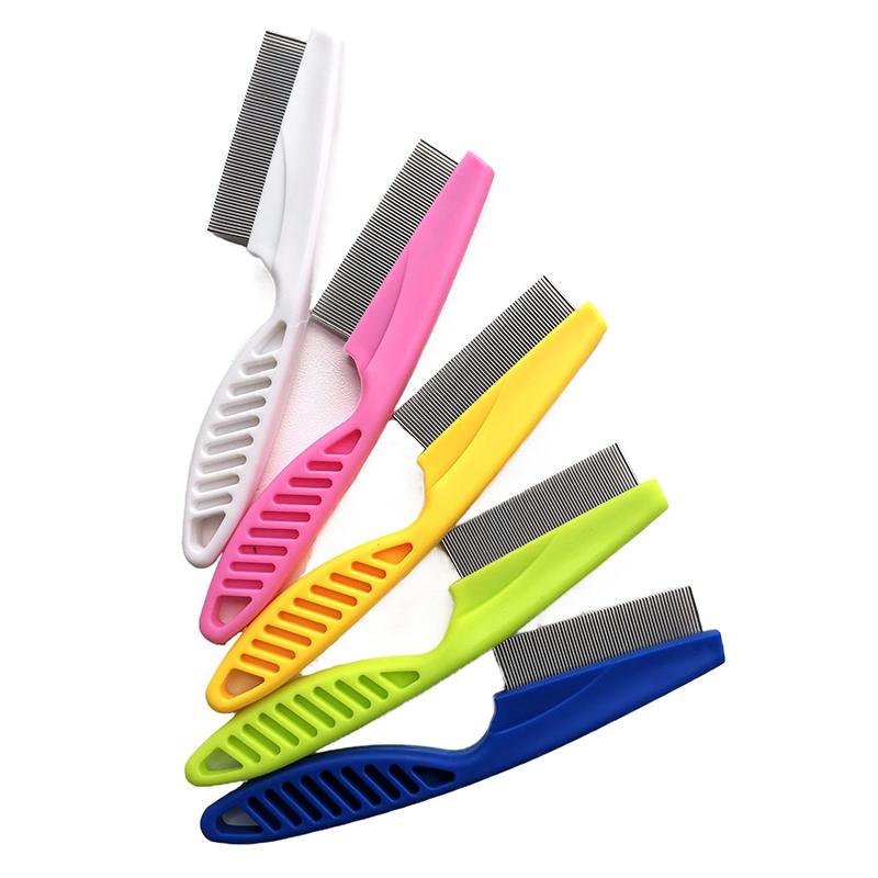Pet Protection Flea Comb Stainless Steel Needle Comb for Small Cat Removal The Flea Toothed Comb Cat Accessories Grooming Tool