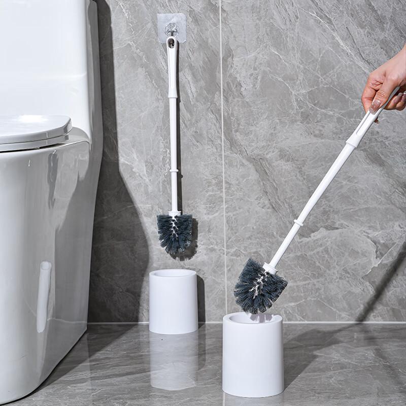 Taitaile Toilet Brush, Household Cleaning No Dead Angle Bathroom Brush Head, Toilet Cleaning Tool, Brush Set