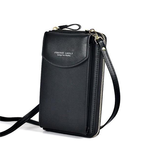 Famous Brand Cell Phone Bags for Women Large Card Holders Bag Purse Clutch Messenger Shoulder Long Straps New