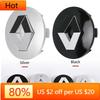 Interior Stickers For Renault Modus Twingo Master Traffic Vivaro Kangoo Espace Symbol 4PCS 57mm 60mm Car Wheel Center Hub Cap Em
