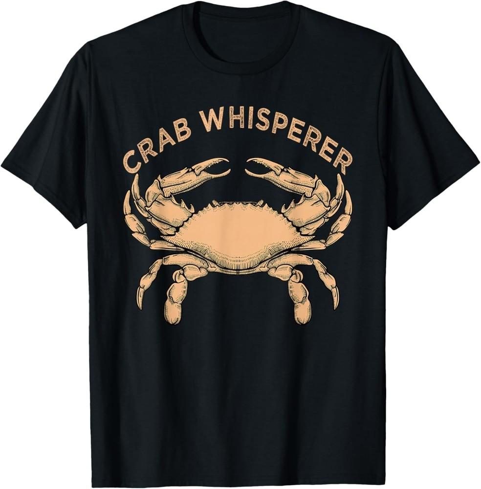 

Crab Whisperer Vintage Crabbing Hunting Fishing Crab Gift Unisex T-Shirt S