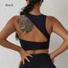 Fashion Double-Sided Brushed Beauty Back Exercise Underwear Women's Bubble Wrap Yoga Push Up Bras Running High-Strength Sports Vest