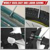 TOOLEAGUE 9Pcs Precision Pick and Hook Set with Scraper and Magnetic Telescoping Tool Kit for Automotive and Electronic Hand Tools Car Auto Oil