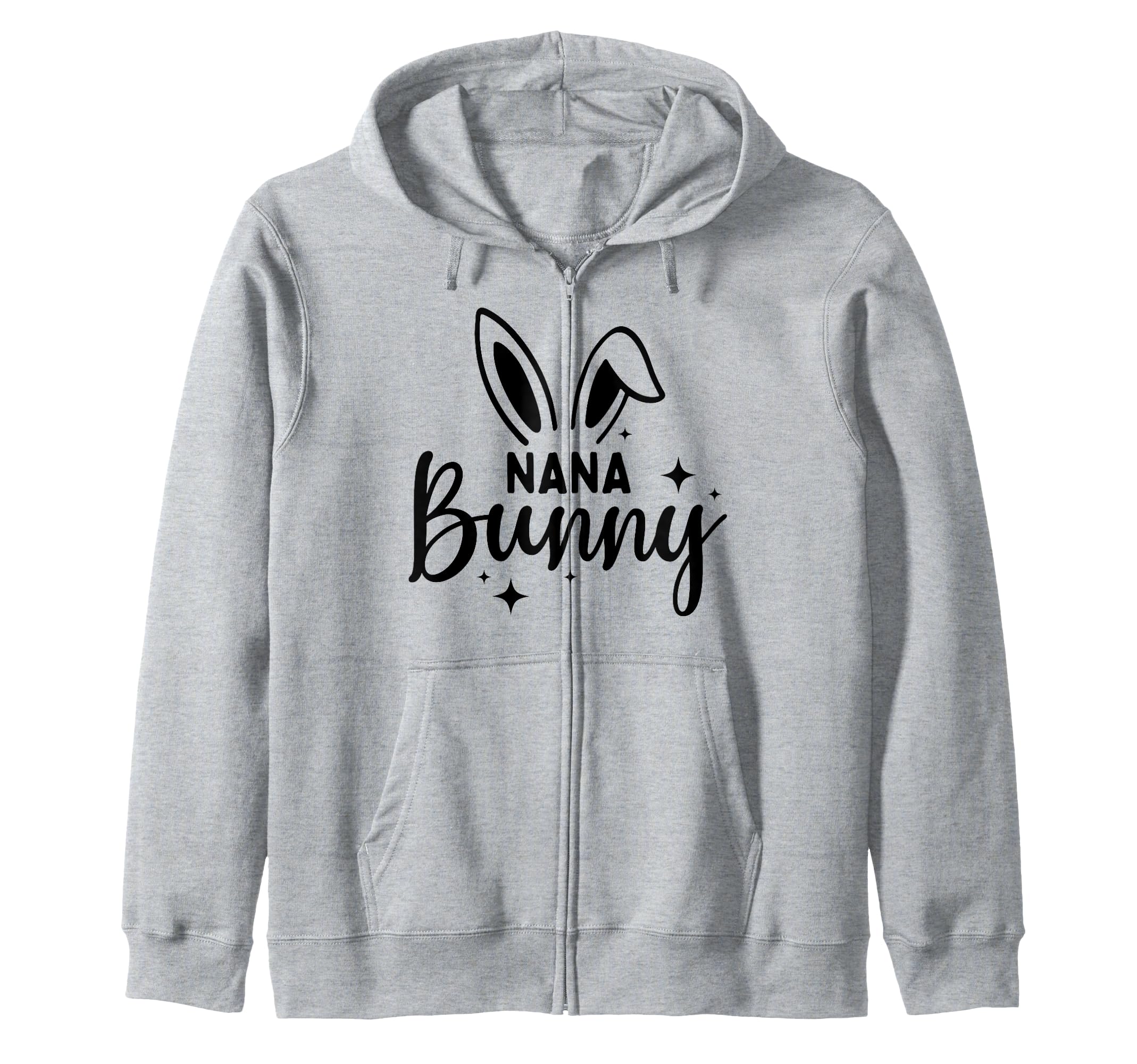 

Nana Bunny Rabbit Happy Easter Fun Rabbit Bunny Women s Zip Hoodie