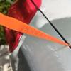 Orange Car Body Panel Gap Measurment Tool Ruler Feeler Gauge Car Taper Gap Inspection Tools Inch Car Alignment Door Rangefinder