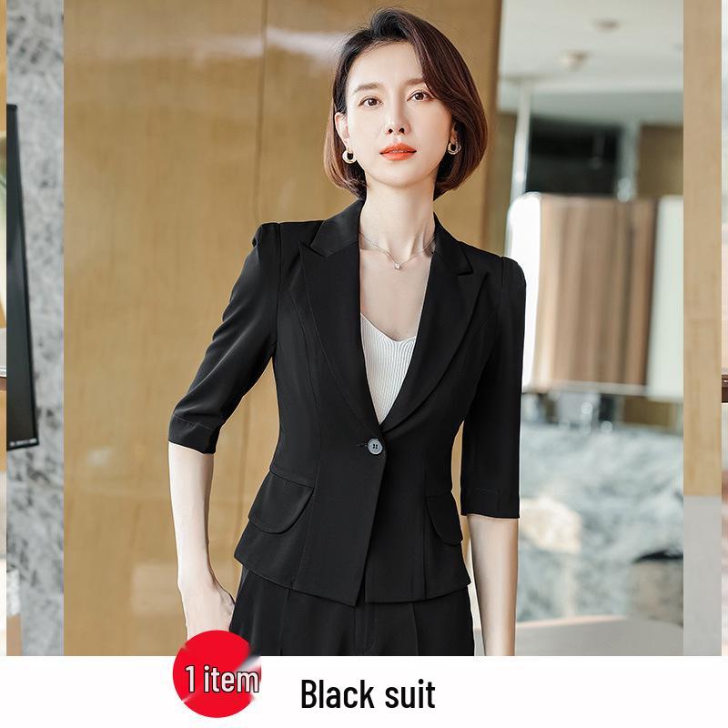 Women's Professional Short Sleeve Blazer & Skirt Suit - Spring/Summer Collection