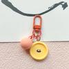 Creative Resin Keychain With Artificial Flowers Hearts Smile Faces Pendant For Personalised Jewelry Accessories