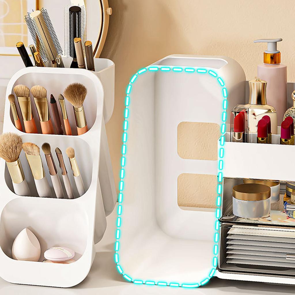 Makeup Organizer Large Capacity Multi Layer Multi Compartment Cosmetic Display Case for Lipsticks Skincare Makeup Tools