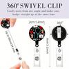 1pc Cute Retractable Badge Reel with Id Card Holder, Key Ring & Clip. Perfect Gift for Nurses and Doctors Back To School