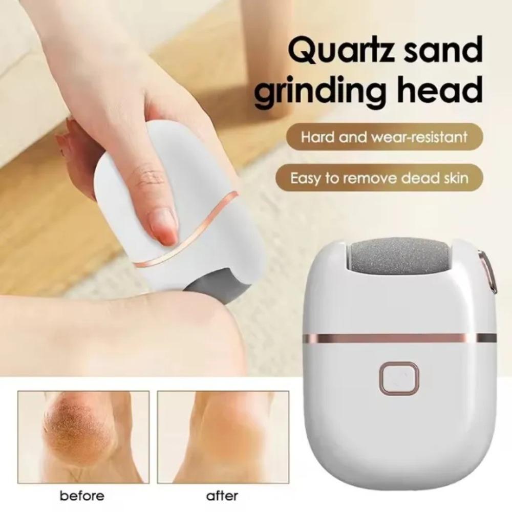 Electric ABS Foot Grinder Dead Skin Remover Calluses Feet Scrubber Electric for Rechargeable Foot Calluses Feet Dead Cracked