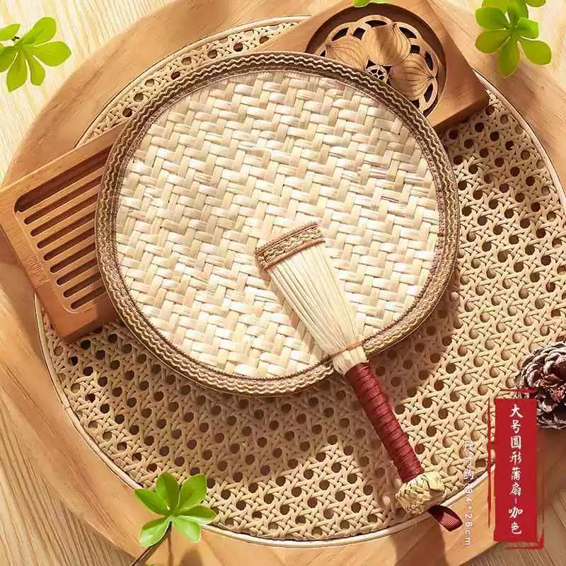 Summer Hand-Woven Traditional Baby Mosquito-Repelling Fan for Children