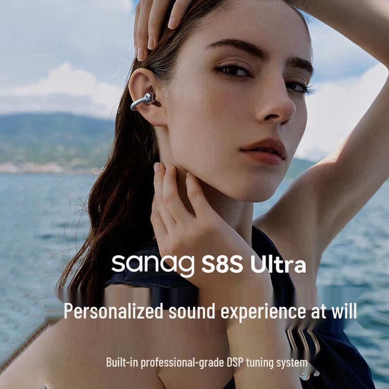 SANAG S8S Ultra Open-Ear AI Sport Bluetooth Headphones