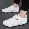 Freizeitschuhe Herren atmungsaktiv Trend einfarbig Sportschuhe vielseitig Herren weiße Schuhe leicht Reise Laufschuhe