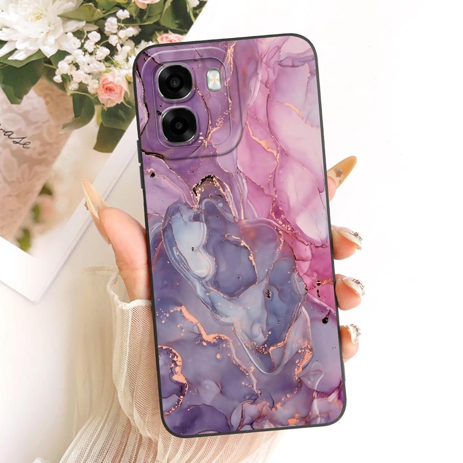 For OPPO A6x Case CPH2783 Fashion Sunset Painted Soft Liquid Silicone Phone Cover For OPPO A6t Pro OPPOA6t 4G CPH2853 Back Cases