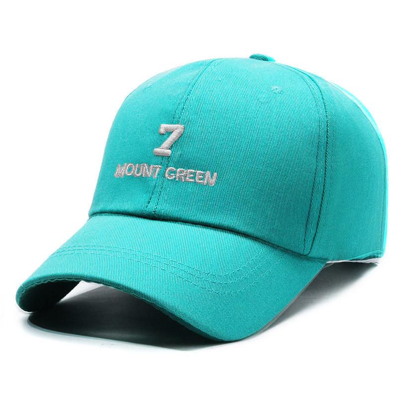 Mount 7 Embroidery Green Baseball Cap Peaked Caps Outdoor Sun Hat Gift Casual