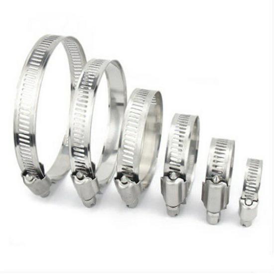 High-Temperature Stainless Steel Hose Clamp for 201 Pipes