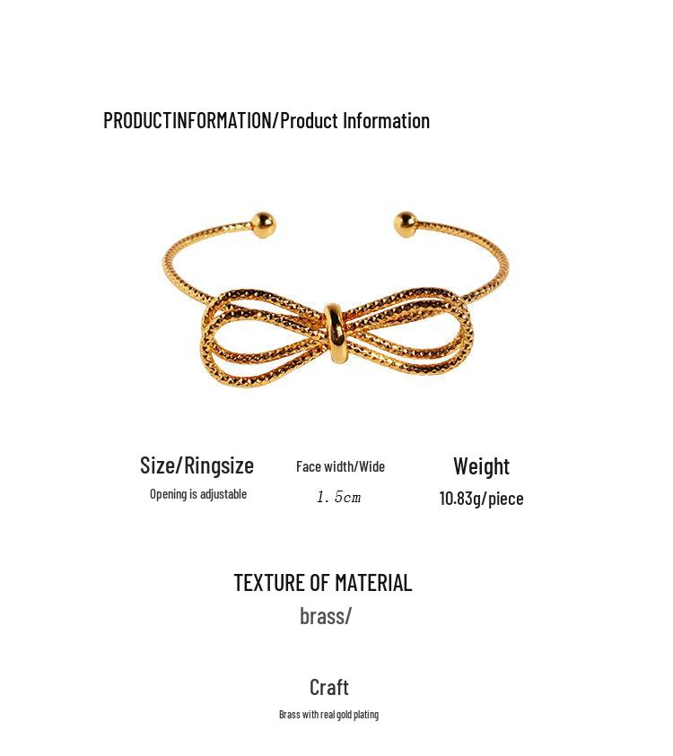 Baoli Original Fashion Creative Bow Bangle - Unique and Bold Design 936