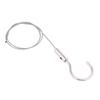 Adjustable Automatic Wire Rope Spring Hook Clothesline Picture Hanging Suspension Code Cable With Curved Hook