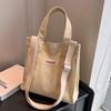 Niche Canvas Bag New Fashionable Portable Women's Small Square Bag Korean Version Versatile One-shoulder Crossbody Bag