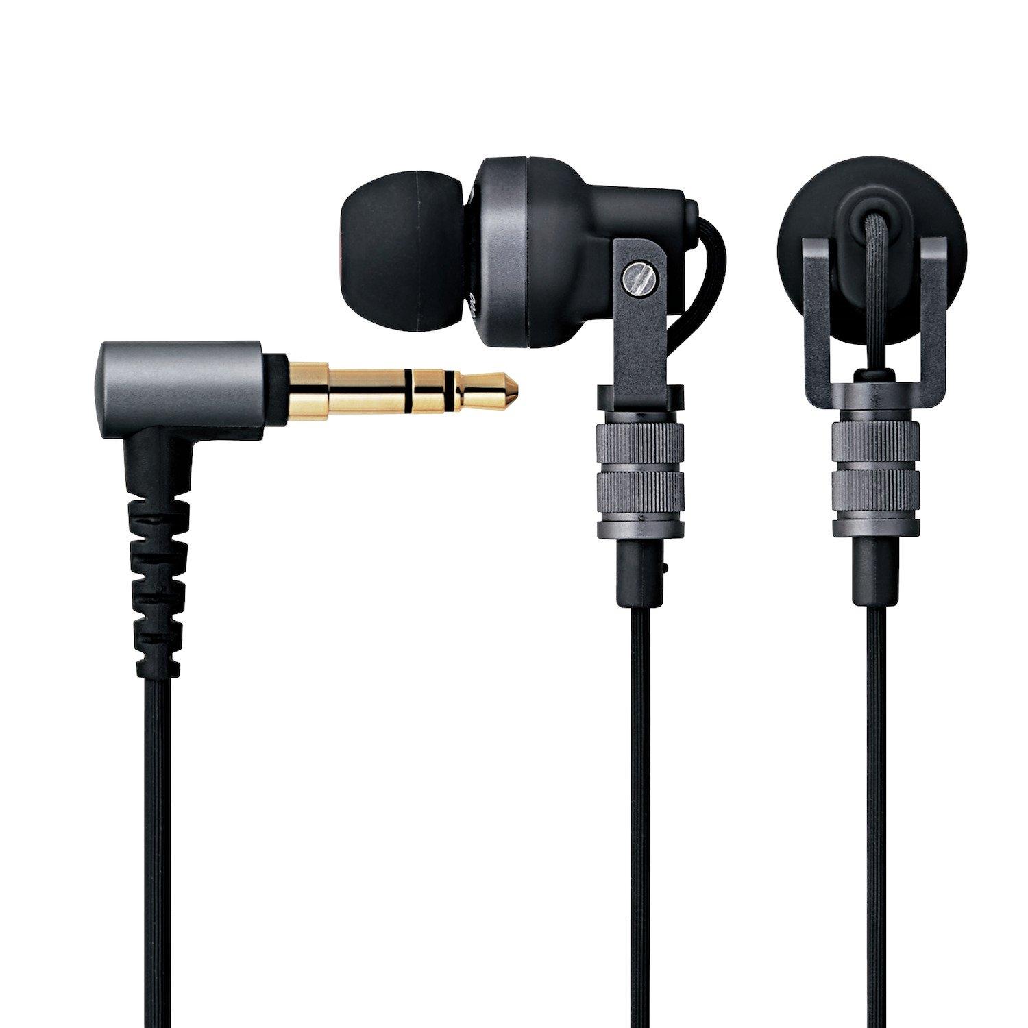 

ELECOM Hi-Res Stereo Earphones, In-Ear Type, 12.5mm Driver, Black, EHP-CH3000BK