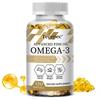 Capsule Moi Avansate cu Ulei de Pește Omega 3 Sănătatea Creierului Stimulent Concentrare Cognitiv 120 Capsule