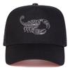 Net Baseball Stitching Embroidered Scorpion Neutral Gender Women  Men For Caps Spring Summer Outdoor Adjustable Casual Hats Sunscreen Hat Sports