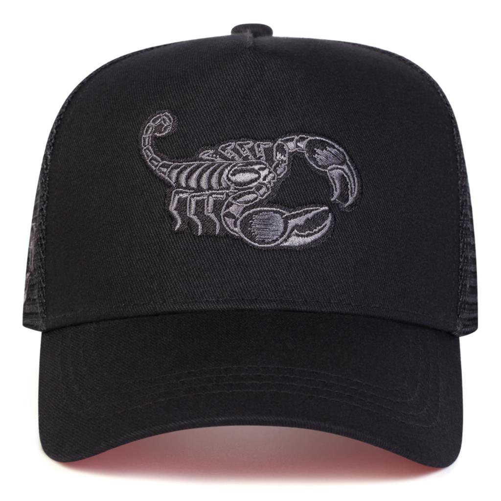 Net Baseball Stitching Embroidered Scorpion Neutral Gender Women Men For Caps Spring Summer Outdoor Adjustable Casual Hats Sunscreen Hat Sports