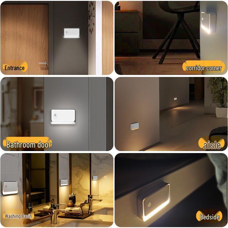 Wireless Smart Induction Night Light for Home Corridors and Aisles