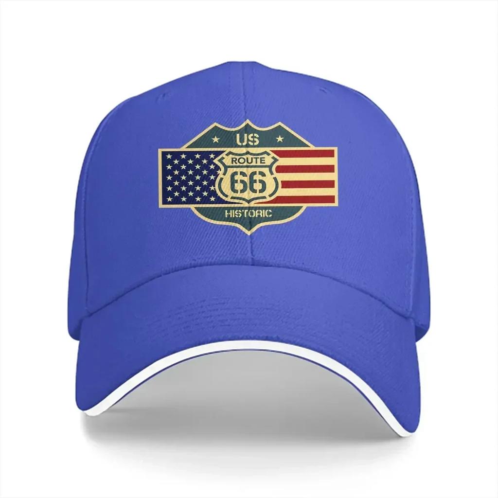 Summer Cap Sun Visor US Hip Hop Caps U S Route 66 Peaked Hats