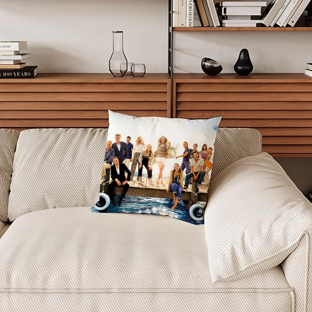 Mamma Mia! Classic TV Family Gatherings Pillow Case Sofa Living Room Bedroom Headboard Backrest Cushion Square Cushion Nap Time
