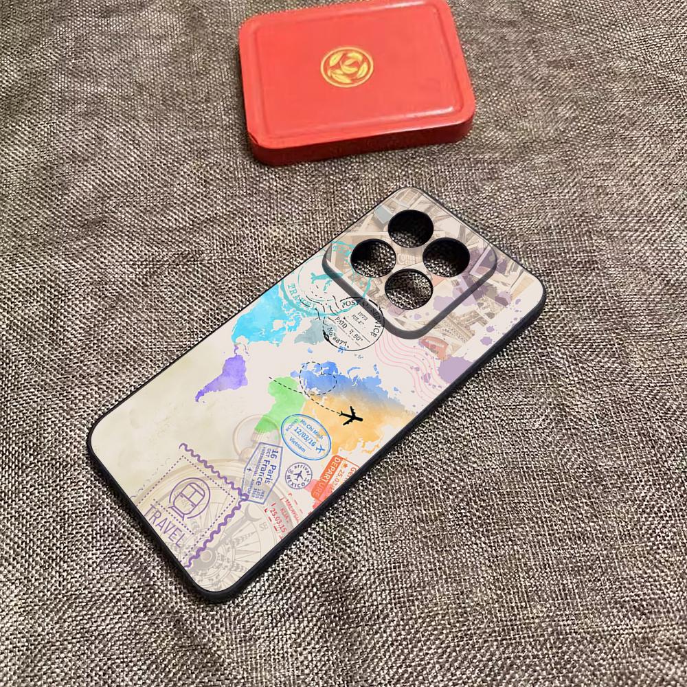 

Travel Airplane Route Phone Case Silicone Case For Xiaomi POCO X5 X5PRO 5G Soft Fundas Poco X5 Pro 5G Case Poco M7 pro 5G