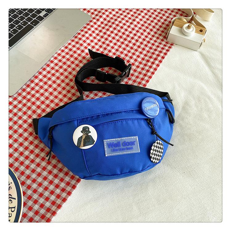 

Новые мужские и женские сумки-мессенджеры, модные и универсальные спортивные нагрудные сумки Harajuku, повседневные нейлоновые сумки для инструментов синий