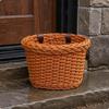 Waterproof Cycle Basket Handmade Front Bike WaterResistant Biking Gear for Outdoor, Travel
